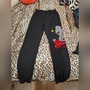 Hello kitty rhinestone pants